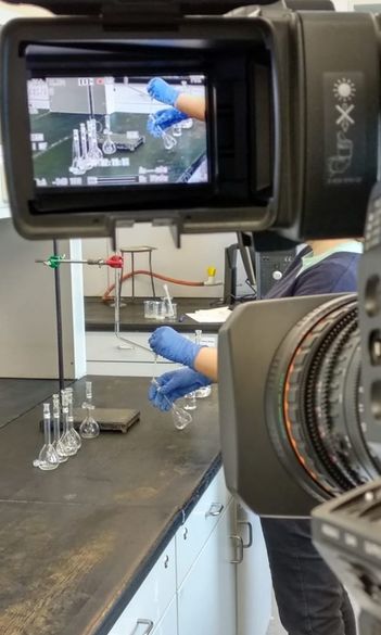 Kísérletek videófelvétele