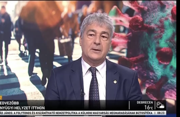 Egyre kedvezőbb idehaza a koronavírus miatti járványhelyzet